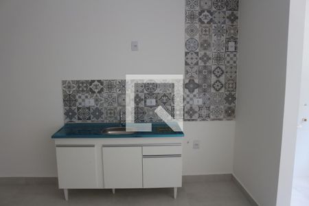 Cozinha de kitnet/studio para alugar com 1 quarto, 40m² em Osvaldo Cruz, São Caetano do Sul