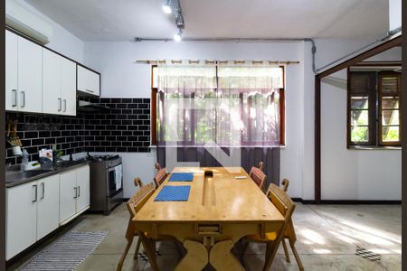 Detalhe da sala/cozinha  de apartamento para alugar com 1 quarto, 51m² em Lagoa, Rio de Janeiro