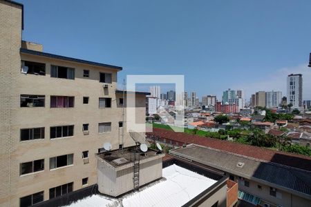 vista da Sala de apartamento para alugar com 2 quartos, 85m² em Boqueirão, Praia Grande