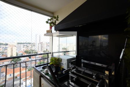 Varanda Gourmet de apartamento à venda com 2 quartos, 72m² em Jardim da Gloria, São Paulo