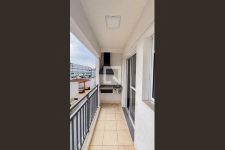 Sala - Sala de Jantar Varanda de apartamento para alugar com 2 quartos, 58m² em Utinga, Santo André