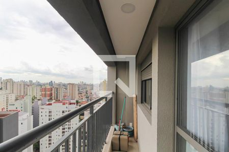 Varanda da Sala de apartamento para alugar com 1 quarto, 30m² em Vila Prudente, São Paulo