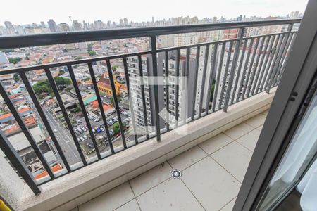 Varanda da Sala de apartamento para alugar com 1 quarto, 30m² em Vila Prudente, São Paulo