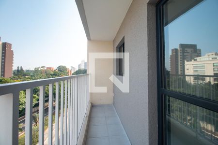 Varanda de apartamento para alugar com 1 quarto, 31m² em Santo Amaro, São Paulo