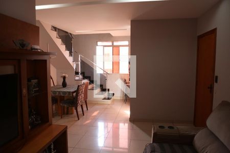 Sala de apartamento à venda com 4 quartos, 180m² em Inconfidentes, Contagem