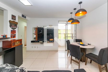 Sala de apartamento à venda com 3 quartos, 74m² em Buritis, Belo Horizonte