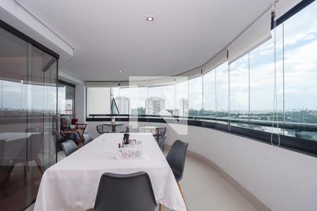 Varanda da Sala de apartamento à venda com 4 quartos, 275m² em Real Parque - Morumbi, São Paulo