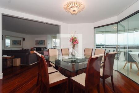 Sala de Jantar de apartamento à venda com 4 quartos, 275m² em Real Parque - Morumbi, São Paulo