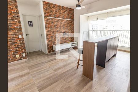 Sala/Cozinha de apartamento para alugar com 1 quarto, 38m² em Belenzinho, São Paulo