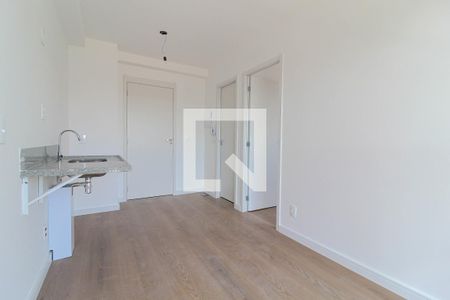 Sala/Cozinha de apartamento à venda com 1 quarto, 28m² em Moema, São Paulo