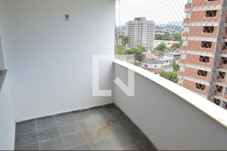 Varanda da Sala de apartamento para alugar com 3 quartos, 64m² em Jacarepaguá, Rio de Janeiro