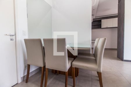 Sala de Jantar de apartamento à venda com 1 quarto, 50m² em Centro Empresarial Tamboré, Santana de Parnaíba