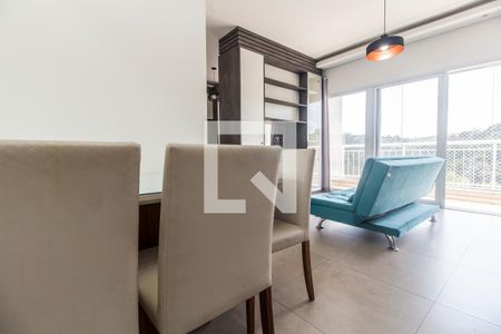 Sala de Jantar de apartamento à venda com 1 quarto, 50m² em Centro Empresarial Tamboré, Santana de Parnaíba