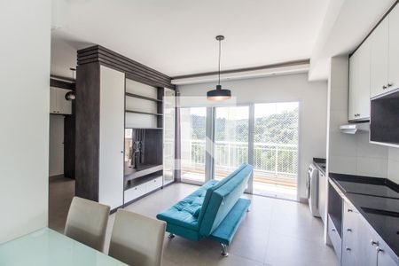 Sala de Jantar de apartamento à venda com 1 quarto, 50m² em Centro Empresarial Tamboré, Santana de Parnaíba