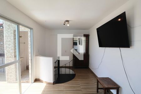 Sala 2 de apartamento para alugar com 1 quarto, 96m² em Balneario Cidade Atlantica, Guarujá