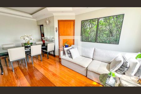 Sala de apartamento à venda com 3 quartos, 90m² em União, Belo Horizonte