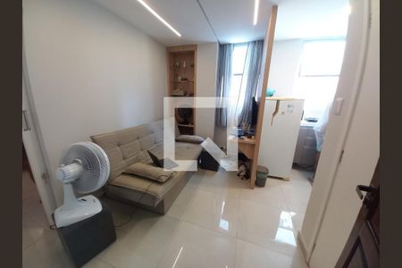 Sala de apartamento para alugar com 1 quarto, 30m² em Centro, São Vicente