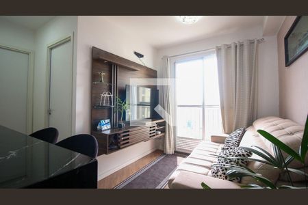 Sala de apartamento para alugar com 2 quartos, 48m² em Jardim Adutora, São Paulo