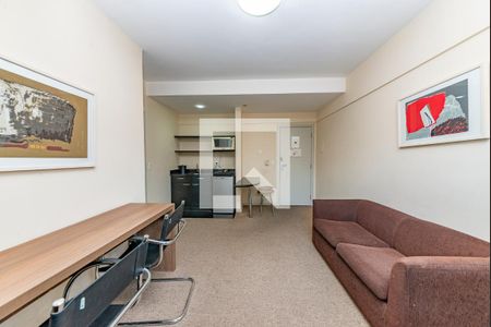 Sala de apartamento para alugar com 1 quarto, 38m² em Barro Preto, Belo Horizonte