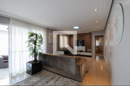 Sala de apartamento à venda com 3 quartos, 123m² em Baeta Neves, São Bernardo do Campo