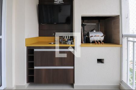 Varanda gourmet de apartamento à venda com 3 quartos, 123m² em Baeta Neves, São Bernardo do Campo