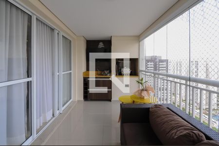 Varanda gourmet de apartamento à venda com 3 quartos, 123m² em Baeta Neves, São Bernardo do Campo