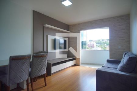 Sala de apartamento para alugar com 1 quarto, 53m² em Vila Rosa, Novo Hamburgo