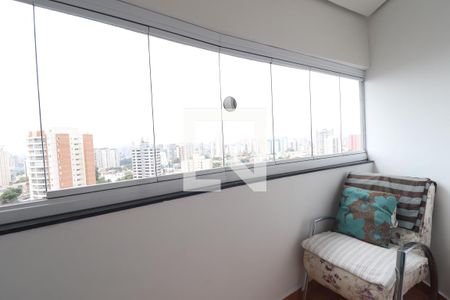 Varanda da Sala de apartamento à venda com 3 quartos, 110m² em Jardim Bela Vista, Santo André