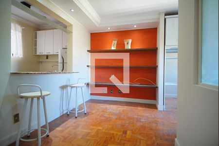 Sala de apartamento à venda com 1 quarto, 40m² em Jardim São Pedro, Porto Alegre