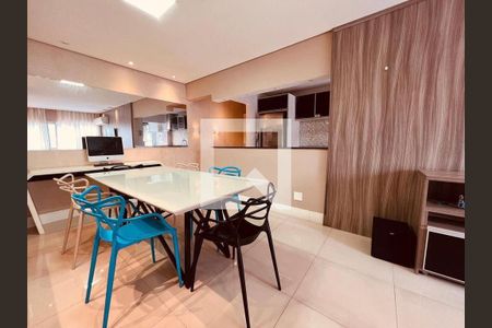 Sala de apartamento para alugar com 2 quartos, 69m² em Gonzaga, Santos