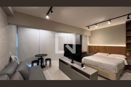 Sala  de kitnet/studio para alugar com 1 quarto, 37m² em Cerqueira César, São Paulo