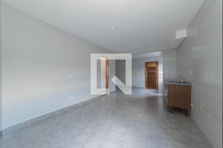 Sala - Cozinha Integrada de apartamento para alugar com 1 quarto, 49m² em Vila Brasilio Machado, São Paulo