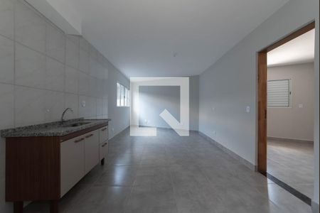 Sala - Cozinha Integrada de apartamento para alugar com 1 quarto, 49m² em Vila Brasilio Machado, São Paulo