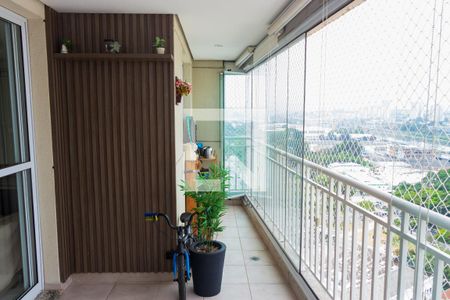 Varanda da Sala de apartamento à venda com 3 quartos, 96m² em Vila Campo Grande, São Paulo