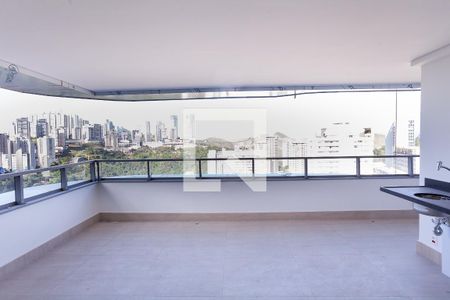 Varanda da Sala de apartamento à venda com 4 quartos, 188m² em Vale do Sereno, Nova Lima