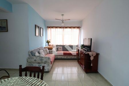 Sala de apartamento para alugar com 3 quartos, 103m² em Vila Julia, Guarujá