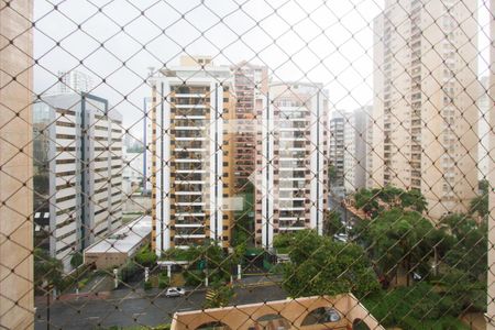 Vista sala de apartamento à venda com 3 quartos, 167m² em Brooklin, São Paulo