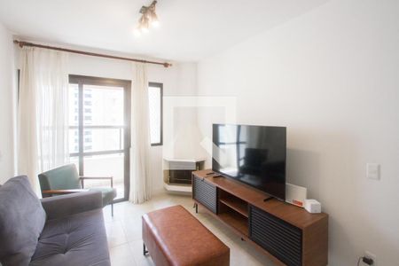 Sala de apartamento para alugar com 3 quartos, 85m² em Cidade Monções, São Paulo