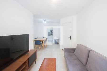 Sala de apartamento para alugar com 3 quartos, 85m² em Cidade Monções, São Paulo