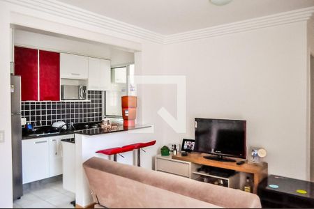 Sala de apartamento à venda com 3 quartos, 64m² em Cristal, Porto Alegre