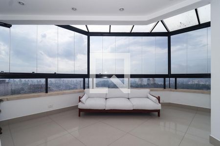 Varanda da Sala de apartamento para alugar com 5 quartos, 876m² em Vila Andrade, São Paulo