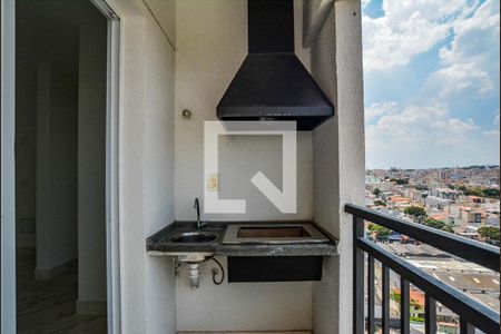 Varanda da Sala de apartamento para alugar com 2 quartos, 58m² em Utinga, Santo André