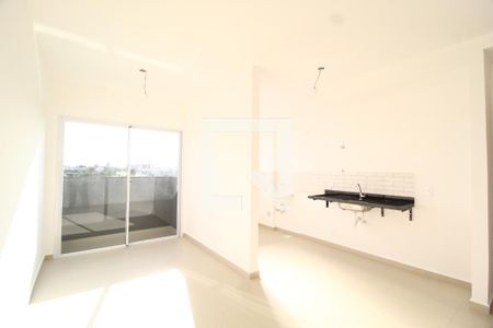 Sala de apartamento para alugar com 2 quartos, 49m² em Jardim Holanda, Uberlândia