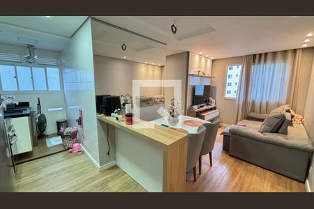 Sala - Sala de Jantar de apartamento para alugar com 2 quartos, 44m² em Parque Sao Vicente, Santo André