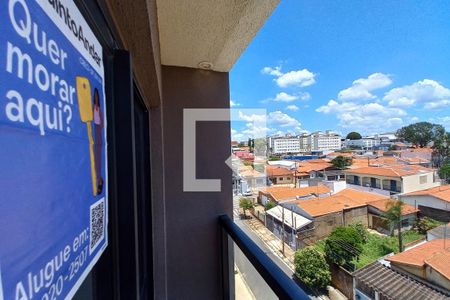 Varanda da Sala  de apartamento para alugar com 1 quarto, 33m² em Parque Industrial, Campinas