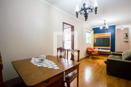 Sala de apartamento à venda com 3 quartos, 84m² em Vila Homero Thon, Santo André