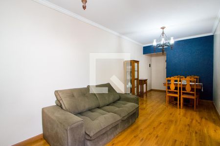 Sala de apartamento à venda com 3 quartos, 84m² em Vila Homero Thon, Santo André