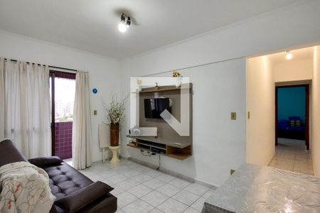 Sala de apartamento para alugar com 2 quartos, 60m² em Nova Mirim, Praia Grande