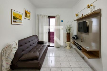 Sala de apartamento para alugar com 2 quartos, 60m² em Nova Mirim, Praia Grande