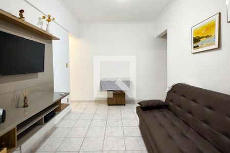 Sala de apartamento para alugar com 2 quartos, 60m² em Nova Mirim, Praia Grande